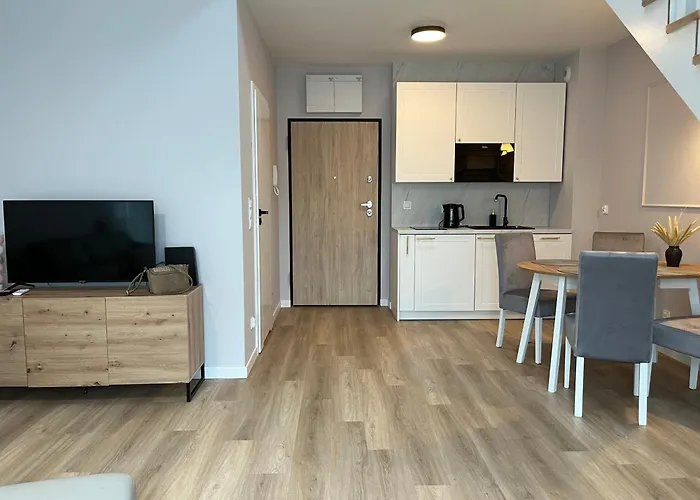 Lägenhet Dwupoziomowy Nr 24 Z Duzym Balkonem I Podziemnym Parkingiem We Wladyslawowie Władysławowo