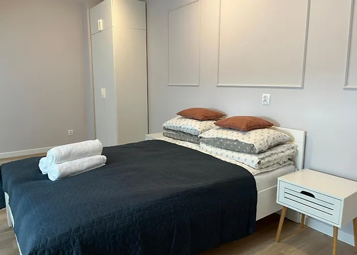 Dwupoziomowy Nr 24 Z Duzym Balkonem I Podziemnym Parkingiem We Wladyslawowie *